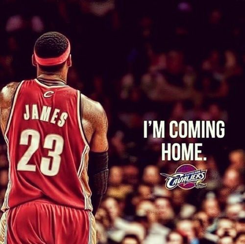 LeBron James is going back to the Cleveland Cavaliers.