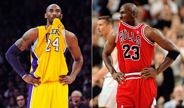 One proof that Kobe wanted to emulate His Airness.