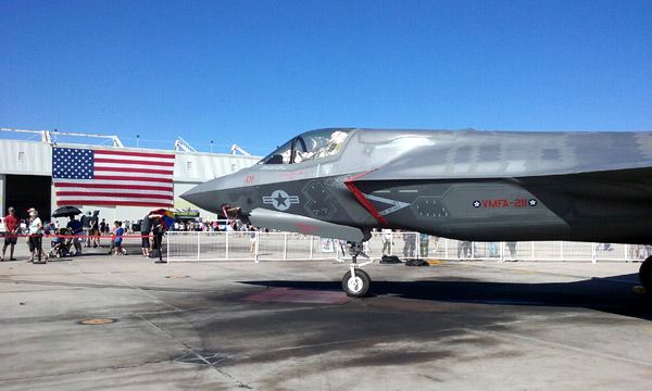 Another F-35B Lightning II on display at the Miramar Air Show...on September 24, 2016.