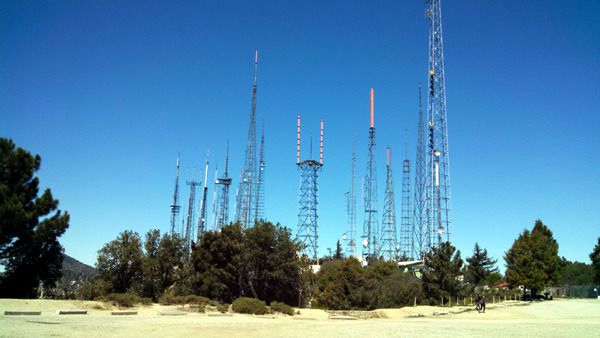 A photo I took of the 'antenna farm' near Mount Wilson Observatory...on March 24, 2016.