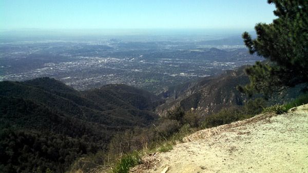 Greater Los Angeles as seen from the summit of Mount Wilson...on March 24, 2016.