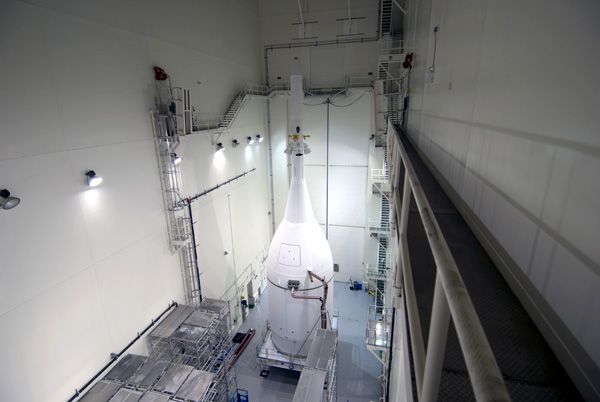The Orion EFT-1 spacecraft is ready to be mated with its Delta IV Heavy launch vehicle after assembly is completed on the capsule at NASA's Kennedy Space Center in Florida, as of November 4, 2014. The Orion EFT-1 spacecraft is ready to be mated with its Delta IV Heavy launch vehicle after assembly is completed on the capsule at NASA's Kennedy Space Center in Florida, as of November 4, 2014.