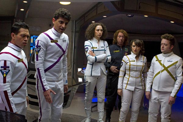 The hilarious cast of the Yahoo! sci-fi comedy series, OTHER SPACE.