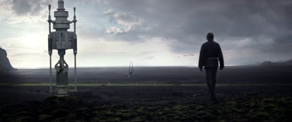 Galen Erso (Mads Mikkelsen) watches as Director Krennic and his Death Troopers approach in the distance...in ROGUE ONE: A STAR WARS STORY. Galen Erso (Mads Mikkelsen) watches as Director Krennic and his Death Troopers approach in the distance...in ROGUE ONE: A STAR WARS STORY.