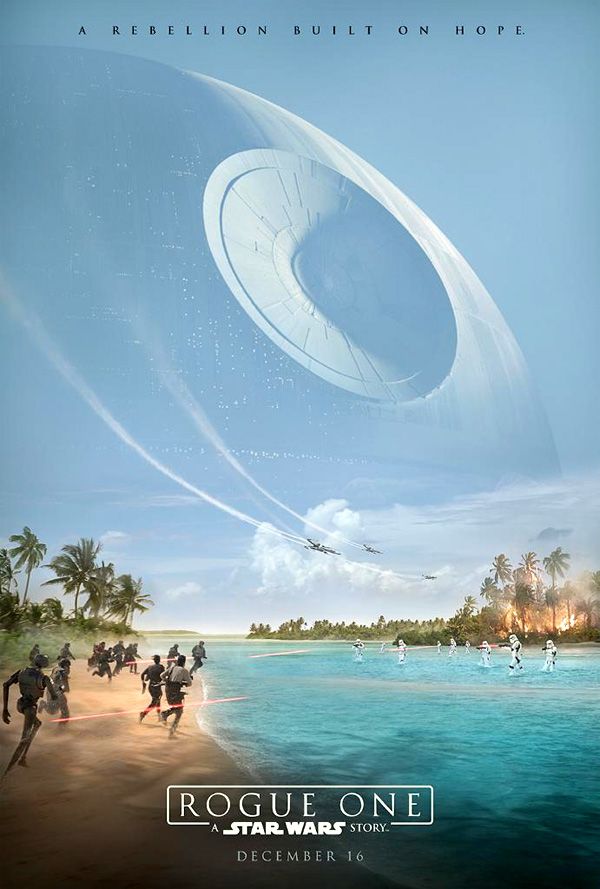 The theatrical teaser poster for ROGUE ONE: A STAR WARS STORY. The theatrical teaser poster for ROGUE ONE: A STAR WARS STORY.