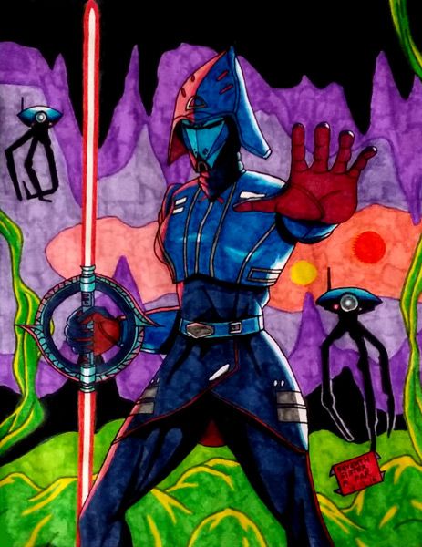 A true-color image of my Seventh Sister drawing.
