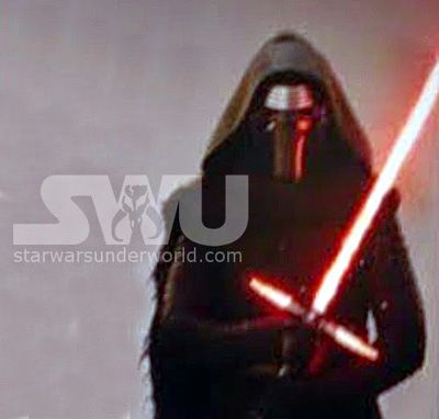 A promo pic for the Sith Lord from STAR WARS: THE FORCE AWAKENS.