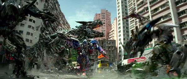 Optimus Prime and Grimlock take on the Decepticons in TRANSFORMERS: AGE OF EXTINCTION. Optimus Prime and Grimlock take on the Decepticons in TRANSFORMERS: AGE OF EXTINCTION.