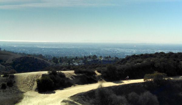 If you were here in person, you'd be able to see Catalina Island and the Pacific Ocean in the distance. I kid you not.