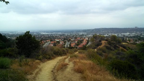 A view of my hometown from a trail Nancy and I used for our hike...on May 23, 2014.
