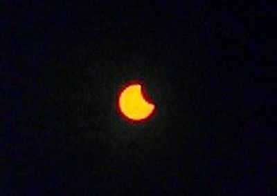 An image I took of the partial solar eclipse that took place on October 23, 2014.