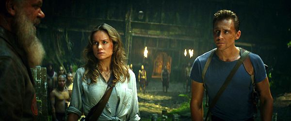 Brie Larson and Tom Hiddleston in 2017's KONG: SKULL ISLAND. Brie Larson and Tom Hiddleston in 2017's KONG: SKULL ISLAND.