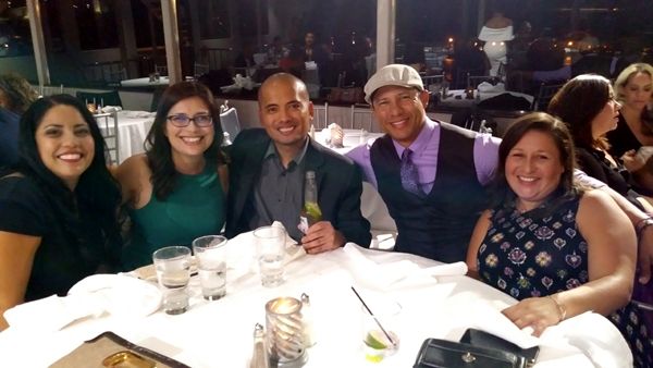 Regina, Emily, Carlos, Gina and I pose for a group photo aboard the Endless Dreams during our 20-year high school reunion...on October 6, 2018.