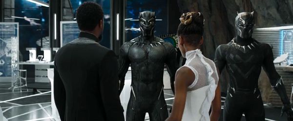 Two armored suits worn by T'Challa in BLACK PANTHER. Two armored suits worn by T'Challa in BLACK PANTHER.