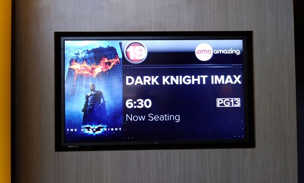 Getting ready to watch THE DARK KNIGHT again on IMAX at Universal Cinema in CityWalk...on September 1, 2018.