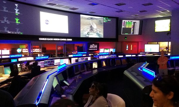 A snapshot inside the historic Space Flight Operations Facility at Explore JPL...on June 9, 2018.