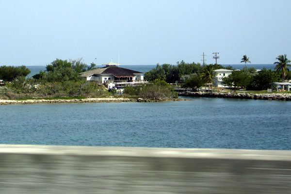 Enjoying the scenery as I drove through the Florida Keys...on August 14, 2008.