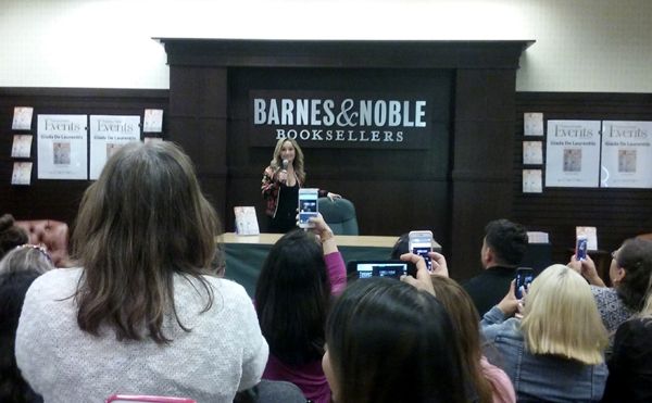 Giada De Laurentiis discusses her new book GIADA'S ITALY at The Grove's Barnes & Noble bookstore in Los Angeles...on April 24, 2018.