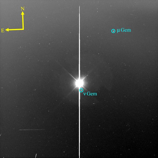 An image of asteroid Ryugu that was taken from a distance of 1,500 kilometers...by JAXA's Hayabusa 2 spacecraft on June 10, 2018 (Japan Time).