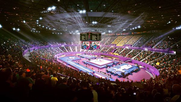 The Forum in Inglewood is the proposed venue for gymnastics during the 2028 Los Angeles Games.