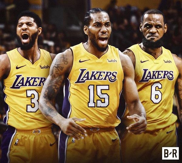 Paul George, Kawhi Leonard AND LeBron James playing on the Los Angeles Lakers?? Make it happen!!