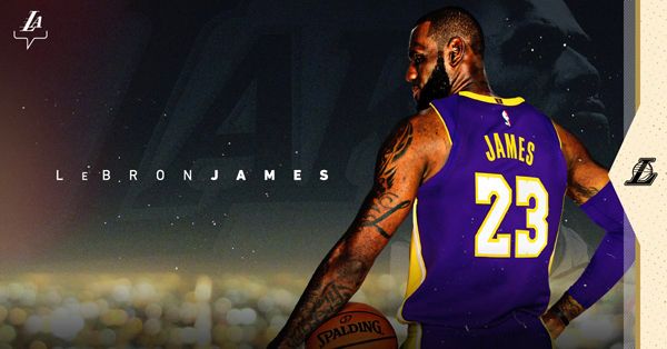 LeBron James officially became a Los Angeles Laker on July 9, 2018.