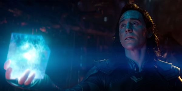 Tom Hiddleston's Loki holds the Tesseract in AVENGERS: INFINITY WAR. Tom Hiddleston's Loki holds the Tesseract in AVENGERS: INFINITY WAR.