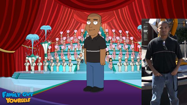 Another animated version of myself if I was a character on FAMILY GUY.
