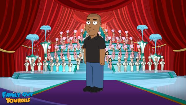 Another animated version of myself if I was a character on FAMILY GUY.