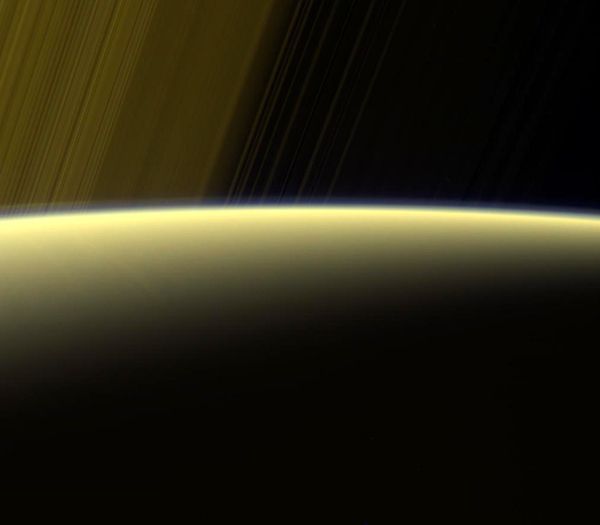 An image of Saturn that was taken by NASA's Cassini spacecraft on July 16, 2017...from a distance of 777,000 miles (1.25 million kilometers) away.