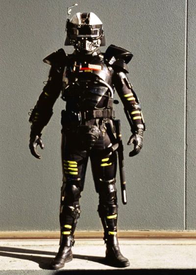 The final armor worn by Zachary Stone on SUPER FORCE.