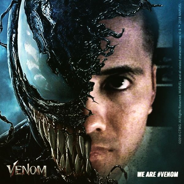 My selfie and the Symbiote. My selfie and the Symbiote.