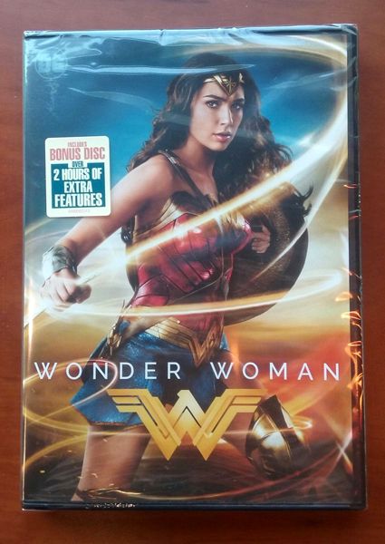 The WONDER WOMAN DVD that I bought at the local Target store.