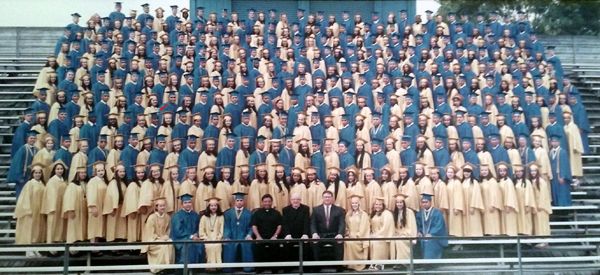 A group photo that my class took two days before our graduation from Bishop Amat Memorial High School...which was on June 5, 1998.