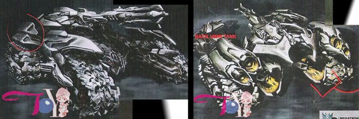 Megatron's new vehicle mode in TRANSFORMERS: REVENGE OF THE FALLEN?