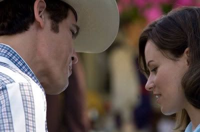 A young George W. Bush (Josh Brolin) flirts with his future wife Laura (Elizabeth Banks) in 'W.'
