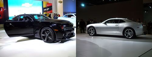 The 2009 and 2010 Chevy Camaros.