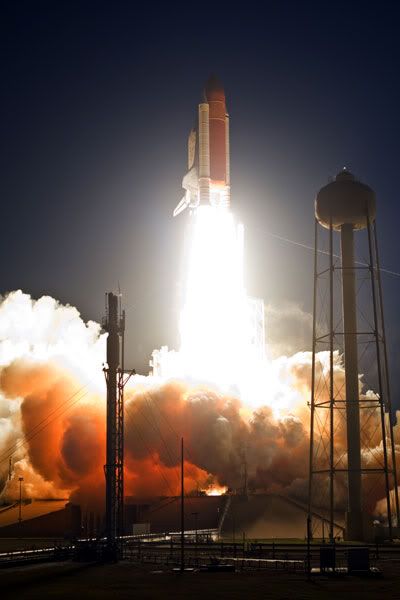 Space shuttle DISCOVERY is launched from Kennedy Space Center in Florida on March 15, 2009.