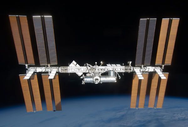 The International Space Station, as of March 28, 2009.