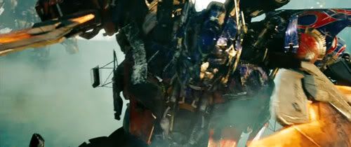 Optimus Prime is on the offensive in TRANSFORMERS: REVENGE OF THE FALLEN.