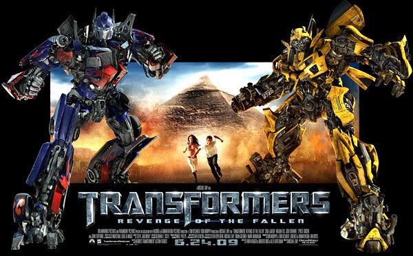 The TRANSFORMERS 2 standee that will appear in theaters next month.