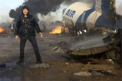 John Koestler (Nicolas Cage) witnesses a plane crash in KNOWING.