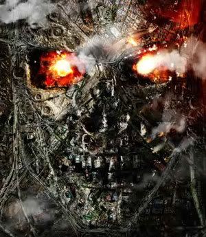 The poster for TERMINATOR SALVATION.