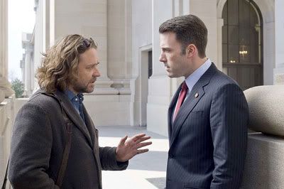 Crowe and Ben Affleck in STATE OF PLAY.