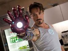Robert Downey Jr. as scientist Tony Stark, a.k.a. Iron Man.