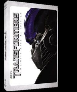 TRANSFORMERS DVD cover.