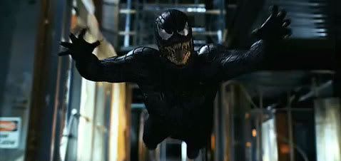 Venom attacks in SPIDER-MAN 3...