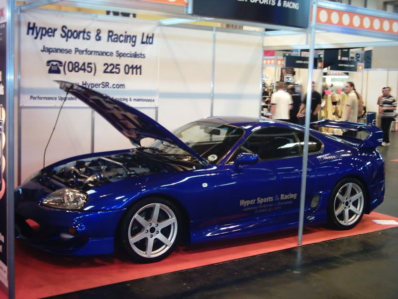 Blue Toyota Supra