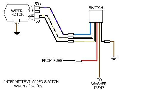 How To Wire Generic 2 Speed Wiper Switch Shoptalkforums Com