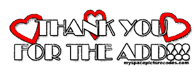 Hearts Thanks for the Add